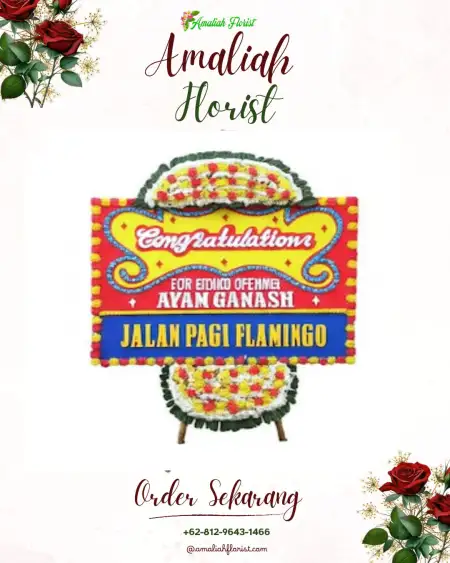 Sewa Papan Bunga Pegandan